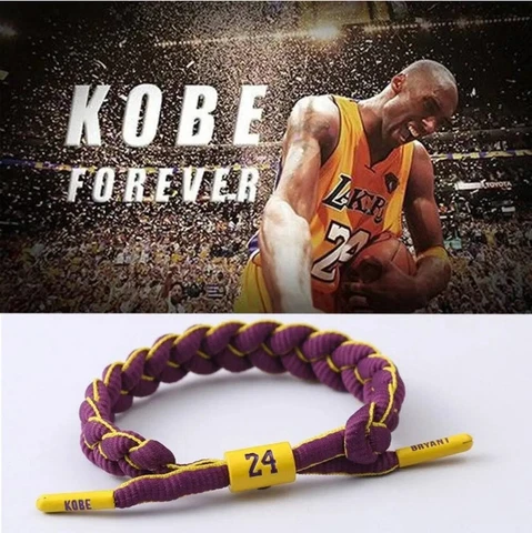 NBA All Star bracelet Kobe bryant basketball hot shoelace bracelet Cover
