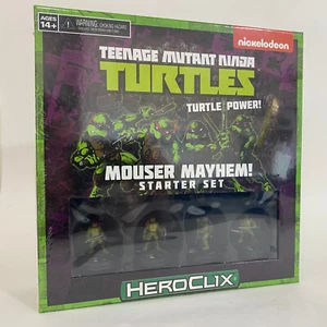 TEENAGE MUTANT NINJA TURTLES Mouser Mayhem Starter Set Heroclix NEW - AUS SELLER - Picture 1 of 5