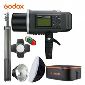 Godox AD600BM HSS 1/8000s Strobe Flash Kit+Reflector+ BD-04+ Bag+ Softbox+ Stand