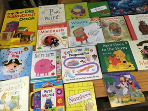 Baby Board Books Job Lot Childrens 5x Kids Stories Bedtime Story Charity Sale - Picture 1 of 5