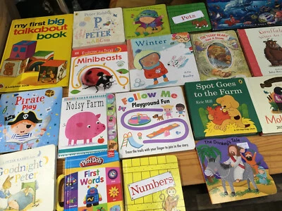 Baby Board Books Job Lot Childrens 5x Kids Stories Bedtime Story Charity Sale - Image 1 of 4
