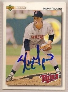 kevin Tapani Signed Autographed Card 1992 Upper Deck WS  Champ
