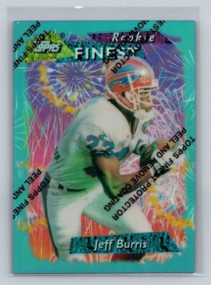 1995 Finest #9 Jeff Burris Refractor - Image 1 of 2