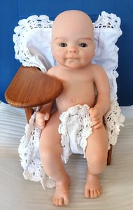 13" Reborn Full Body Soft Silicone Baby Girl Doll Soft Touch Realistic Lifelike  - Picture 1 of 19