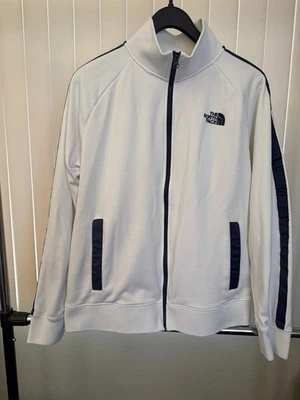 Men’s THE NORTH FACE White Full Zip Track Jacket Size Large - Image 1 of 4