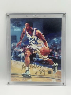 2000-01 TOPPS RESERVE ANDRE MILLER 8X10 CANVAS AUTOGRAPH CLEVELAND CAVALIERS - Image 1 of 4