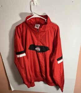Vintage Y2K Ohio State Buckeyes Quarter Zip Pullover Men’s Large  - Picture 1 of 8