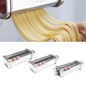 Dreiteiliger Nudelvorsatz Pastaaufsatz Edelstahl Zubehör Für KenWood Stand-Mixer - Bild 1 von 16