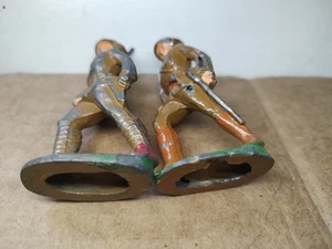 Rare Manoil M4a & M9 Hollow Base Toy Soldiers - Picture 1 of 3