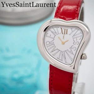 Beautiful condition Yves Saint Laurent watch with box, heart silver ,11978 - Picture 1 of 10