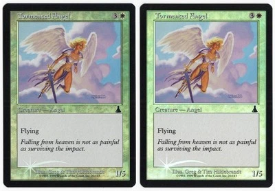 Tormented Angel x2 2x 1999 Urza's Destiny FOIL White Common Creature MTG NM AZ1 - Image 1 of 2