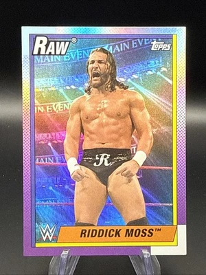 2021 Topps Heritage WWE - Riddick Moss #36 Rainbow Foil - Image 1 of 2