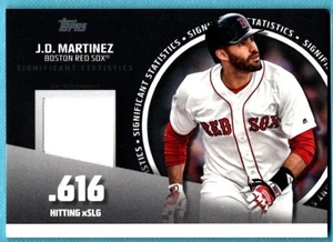 2019 Topps Significant Statistics Relics #SSRJMA J.D. Martinez # 05/99 - Picture 1 of 2