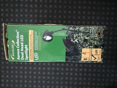 Foco LED Doble Cabeza Colección Malibu Aurora 8400-5660-01 con Manual y Caja 12V Foto 1 de 4