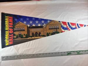 Banderín vintage del Salón de la Fama del Béisbol Nacional Cooperstown NY - Imagen 1 de 4