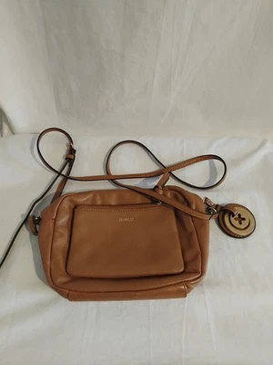 Bolso Bandolera Mimco Cuero Marrón  Foto 1 de 4