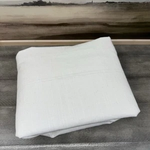 Pottery Barn Emery Linen/Cotton Curtain Drape 50”x96” Cotton Lined Ivory Read - Picture 1 of 6