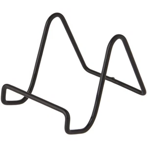 Bard's Vinyl Covered Black Wire Easel Stand, 3" H x 3" W x 4.5" D - Picture 1 of 1