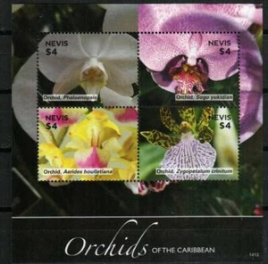 Estampilla de Nevis 1807 - Orquídeas del Caribe - Imagen 1 de 1