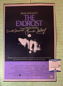 LINDA BLAIR signed 12x18 photo BECKETT COA - THE EXORCIST - Beckett COA - Picture 1 of 3