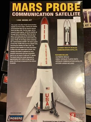 NEW Lindberg Mars Probe Communication Satellite Model Kit 1/200 #91003 - Image 1 of 2