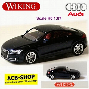 Audi Tt Coupe Tipo 8J 2006-10 Mauritius Blu Metallico 1:87 Wiking 134 03 - Foto 1 di 7