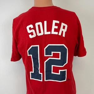 Nike Jorge Soler Atlanta Braves Jersey T Shirt Mens S 2021 World Series Champs - Picture 1 of 5