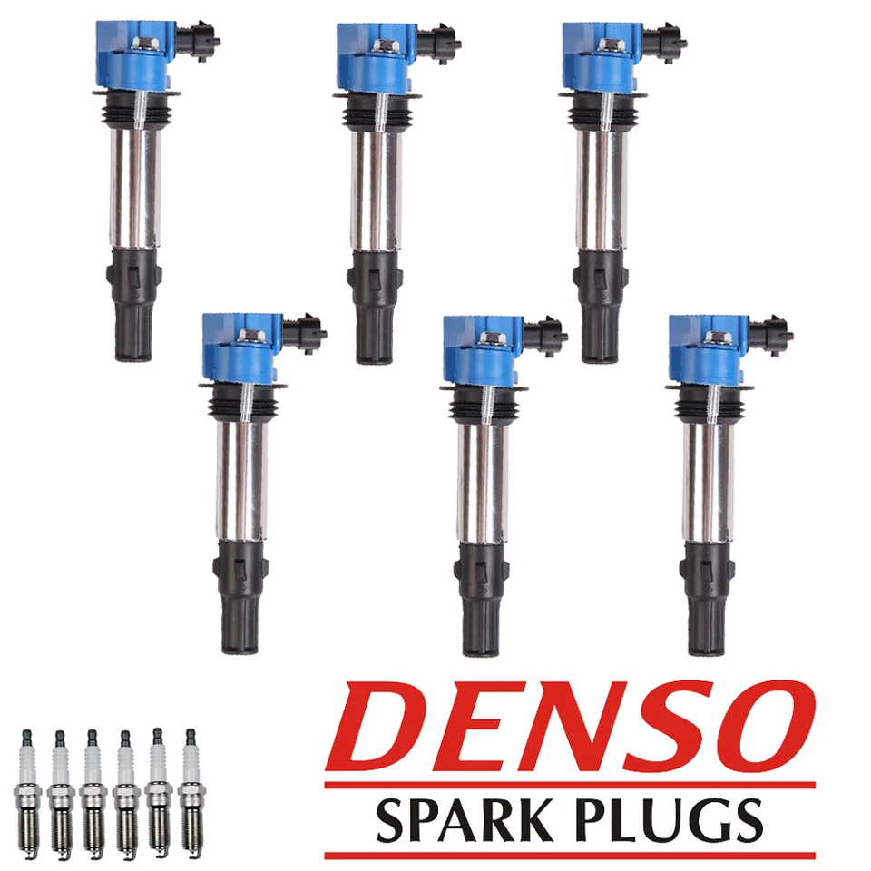 Bobina de encendido de alto rendimiento y bujía Denso Platinum para Cadillac CTS SRX Foto 1 de 4