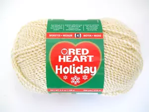 Red Heart Holiday Yarn Aran Gold Metallic 3.2 oz. - Picture 1 of 6