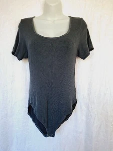 American Eagle Bodysuit XL Gray ribbed stretchy - Picture 1 of 5