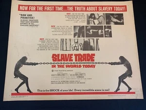 SLAVE TRADE IN THE WORLD TODAY original 22X28 U.S HALF SHEET - EXPLOITATION - Picture 1 of 1
