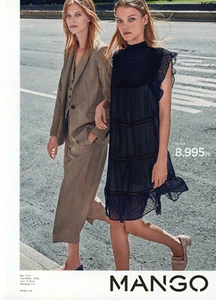 MANGO magazine AD #54 RARE OOP  rare  foreign ad SEXY GIRLS - Picture 1 of 1