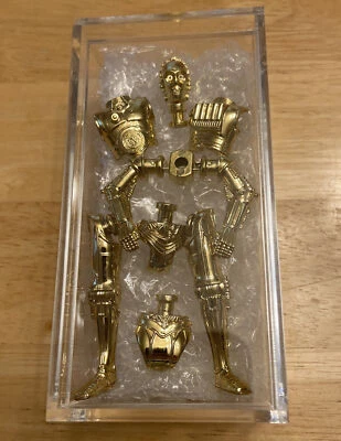 RARO 1995 Star Wars POTF2 C-3PO Prototipo Oro Metalizado con Brazo/Árbol 1 De 1 Conocido Foto 1 de 4