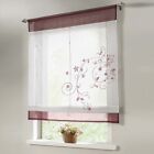 Voile Panel Kitchen Ready Made Roman Net Window Curtains Drapes Blinds Decor Au