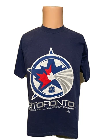 YOUTH Vintage 90’s PRO PLAYER Toronto 50th NHL All Star Game Shirt Sz 18/20 Cover