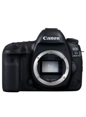 Canon EOS 5D Mark IV DSLR Camera Body Only Black 2yr Warranty - Image 1 of 4