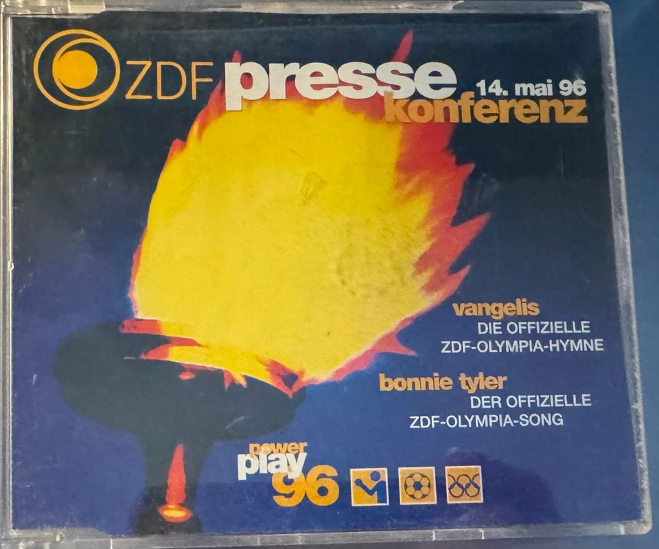 BONNIE TYLER/VANGELIS/4WD - ZDF PRESSE KONFERENZ 14/5/96 (3 TRACK PROMO CD) - image 1 of 2