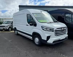 Side Bars + White LED For Saic Maxus Deliver 9 SWB MWB Van Stainless Accessories - Picture 1 of 6