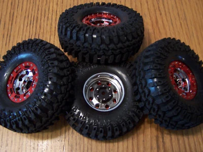 RC4WD Trail Finder Marlin Crawler TRO 1.7 Steel Beadlock Wheel Interco Irok Tire - Image 1 of 4