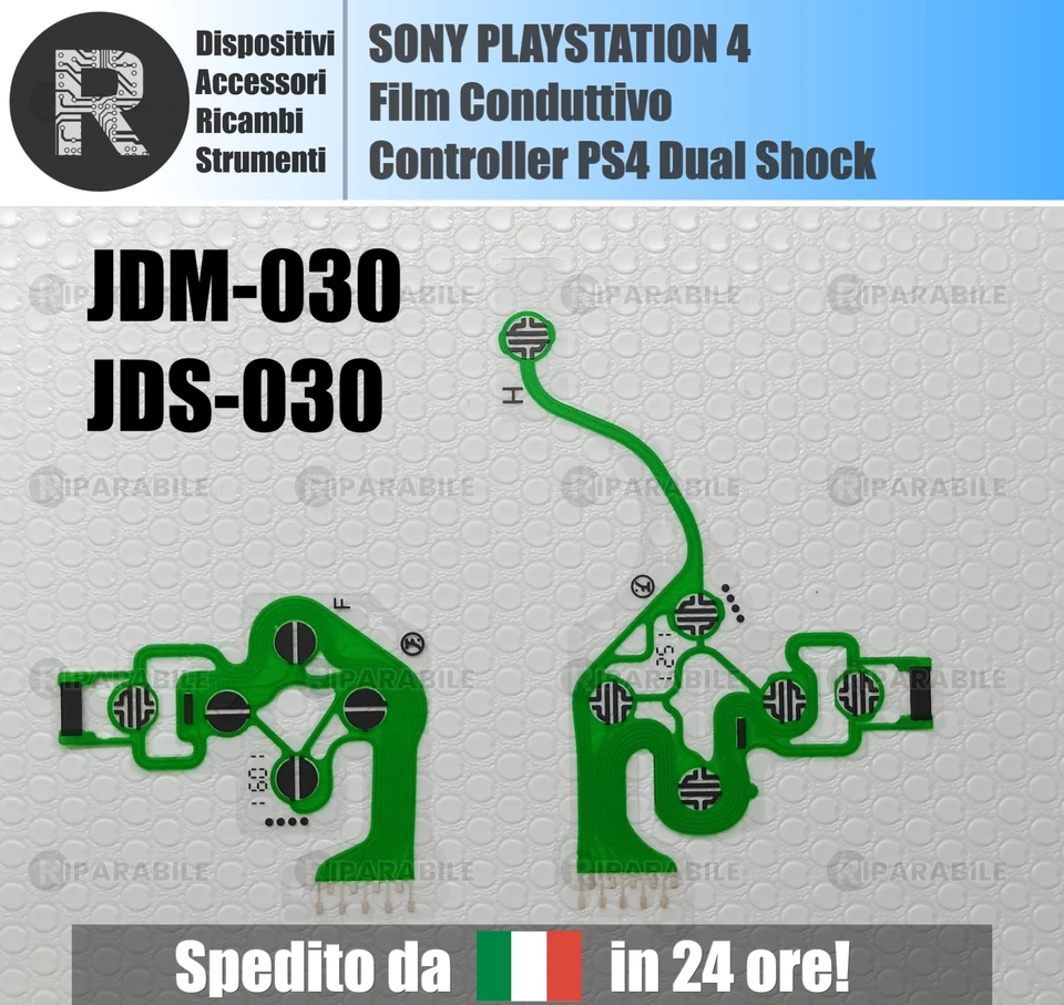 Film Conduttivo Flat Flex Circuito Tasti Controller Dual Shock PS4 JDM JDS 030  - Immagine 1 di 1