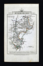 1814 John Cary Road Map Berkshire Windsor Park Reading Oxford Newbury England UK