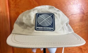 New Vintage Rewind Outerwear Camp Style Adjustable Nylon Hat Tan - Picture 1 of 5