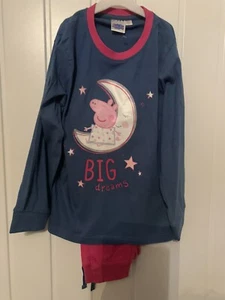 Peppa Pig Pyjamas Age 6/7 Big dreams BNWOT - Picture 1 of 3