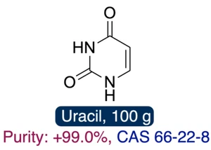 URACIL || CAS: 66-22-8 || 100g || Reinheit: +99,0% - Bild 1 von 7