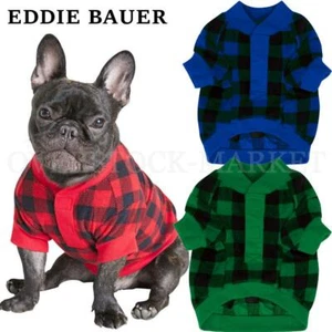 NEW EDDIE BAUER HOLIDAY DOG VEST SLEEPER EDDIE BAUER 1 PIECE PET SLEEPER VARIETY - Picture 1 of 4