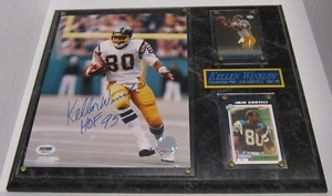 KELLEN WINSLOW CHARGERS AUTOGRAPHED SIGNED 8X10 PHOTO (PSA/DNA)12X15 WALL PLAQUE - Picture 1 of 4
