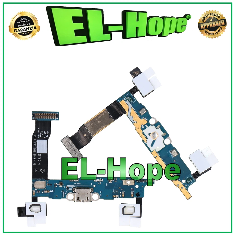 CONNETTORE RICARICA PER SAMSUNG GALAXY NOTE 4 SM-N910S MICROFONO DOCK DI CARICA - Immagine 1 di 1