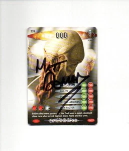 Doctor Who Trading Card Battles in Time #235 Signed by MATT DOMAN - Picture 1 of 1