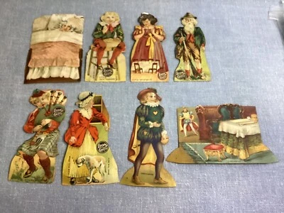 Lion Coffee Trade Cards Lot of 8 Paper - Image 1 of 4