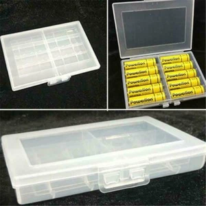 Plastic Battery Case Holder Storage Box 10*AA/AAA Batteries Organizer Protector - Picture 1 of 5